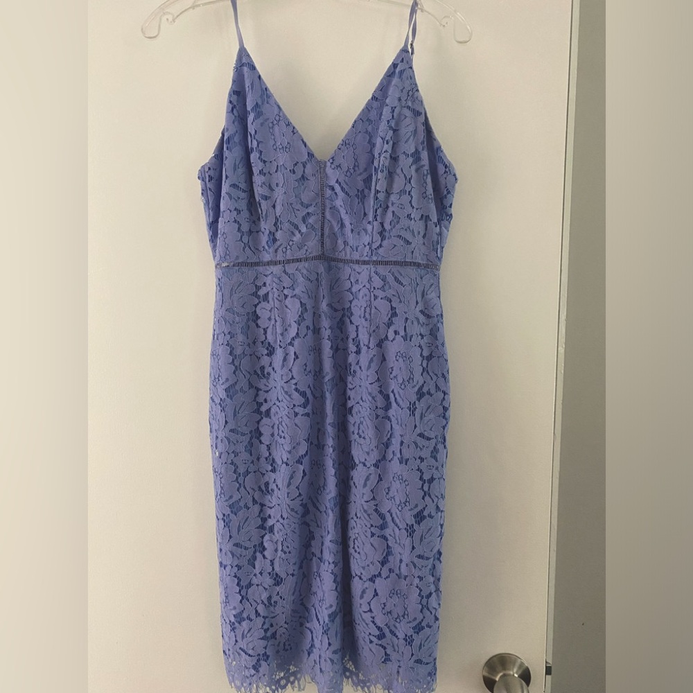 Lavender lace dress